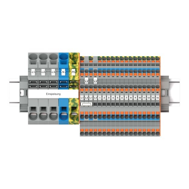Wago 821-111 TOPJOB®S-Hauptverteiler-Set FI/LS mit Drücker