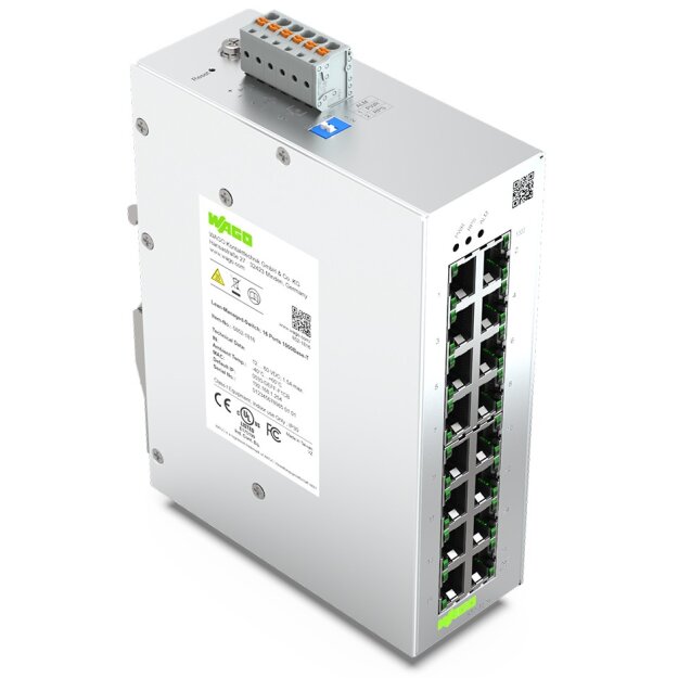 Wago 852-1816 Lean-Managed-Switch 16 Ports 1000Base-T