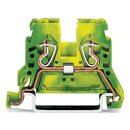 Wago 870-907/999-950 2-Leiter-Schutzleiterklemme 2,5...