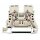 Wago 870-909 2-Leiter-Durchgangsklemme 2,5 mm² für Anwendungen Ex e II geeignet seitliche und mittige Beschriftung für Tragschiene 35 x 15 und 35 x 7,5 CAGE CLAMP® 2,50 mm² lichtgrau
