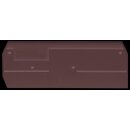 Wago 880-308 Abschluss- und Zwischenplatte 2,5 mm dick grau