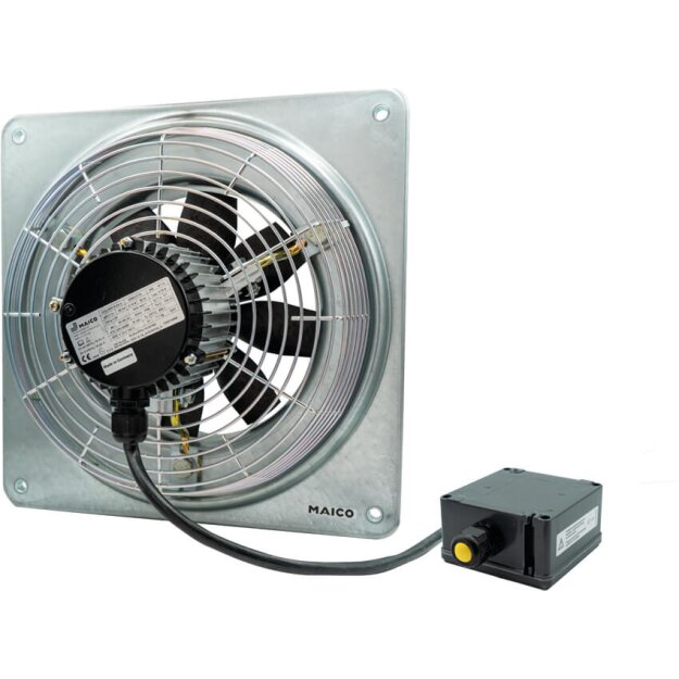 Maico DZQ 50/6 B Ex t Axial-Wandventilator DZQ 50/6 B Ex t Wandplatte Drehstrom StaubEx