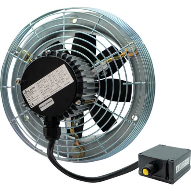 Maico DZS 50/6 B Ex t Axial-Wandventilator DZS 50/6 B Ex t Stahlring Drehstrom StaubEx