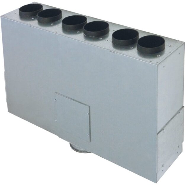 Maico MF-BV75-125-6 Luftverteiler aus Blech MF-BV75-125-6 6 Anschlüsse Anschluss Flexrohr
