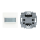 Busch-Jaeger flexTronics® Wireless Set: 64811 U Relais-Einsatz flex 1-fach 2CKA006800A3041 + 2CKA006200A0175 62762-884-WL BW 180 flex Komfort-Sensor Wireless mit Selectlinse