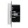 JUNG HOME Raumthermostat-Set mit 1790RTR Raumtemperaturregler-Einsatz mit Fühleranschluss + BTA1791WW Raumthermostat-Display Glas Alpinweiß Serie A