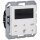 JUNG HOME Raumthermostat-Set mit 1790RTR Raumtemperaturregler-Einsatz mit Fühleranschluss + BTA1791WW Raumthermostat-Display Glas Alpinweiß Serie A