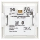 JUNG HOME Raumthermostat Set1790RTR Einsatz + BTLS1791WW Display Glas Alpinweiß