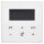 JUNG HOME Raumthermostat Set1790RTR Einsatz + BTLS1791WW Display Glas Alpinweiß