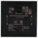 JUNG HOME Raumthermostat Set 1790RTREinsatz + BTA1791SW Display Glas Schwarz