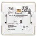 JUNG HOME Raumthermostat Set 1790RTR Einsatz /BTCD1791WW Display Glas Alpinweiß