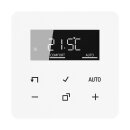 JUNG HOME Raumthermostat Set 1790RTR Einsatz /BTCD1791WW Display Glas Alpinweiß