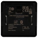 JUNG HOME Raumthermostat-Set 1790RTR Einsatz & BTCD1791SW Display Glas Schwarz