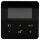 JUNG HOME Raumthermostat-Set 1790RTR Einsatz & BTCD1791SW Display Glas Schwarz