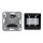 JUNG HOME Bewegungsmelder Set mit 1701SE + BTCD17181SW Serie CD Schwarz