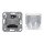 JUNG HOME Bewegungsmelder-Set 1701SE + BTA17182WW Serie A Alpinweiß