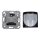 JUNG HOME Bewegungsmelder Set 1701SE + BTA17182SW Serie A Schwarz