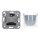 JUNG HOME Bewegungsmelder-Set mit 1701SE + BTCD17182WW Serie CD Alpinweiß