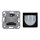 JUNG HOME Bewegungsmelder-Set mit 1701SE  + BTCD17182SW Serie CD Schwarz