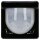 JUNG HOME Bewegungsmelder-Set mit 1701SE  + BTCD17182SW Serie CD Schwarz