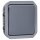 Legrand 069511L Plexo New Einsatz Wechselschalter 10 AX, Steckklemmen (SL), IP 55, IK 08, Grau