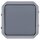 Legrand 069511L Plexo New Einsatz Wechselschalter 10 AX, Steckklemmen (SL), IP 55, IK 08, Grau