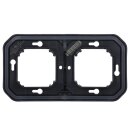 Legrand 069607L Plexo New FRUP 2-fach Tragring, horizontal und vertikal in der Farbe: Anthrazit