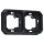 Legrand 069607L Plexo New FRUP 2-fach Tragring, horizontal und vertikal in der Farbe: Anthrazit