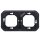 Legrand 069607L Plexo New FRUP 2-fach Tragring, horizontal und vertikal in der Farbe: Anthrazit