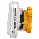 Legrand 069640L Plexo New Einsatz Schutzkontakt-Steckdose Steckklemmen, EB, IP44 IK08, Ultraweiß