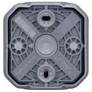 Legrand 069713L Plexo New FRAP Wechselschalter beleuchtet 10AX, Steckklemmen, IP55, IK08, Grau