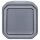 Legrand 069713L Plexo New FRAP Wechselschalter beleuchtet 10AX, Steckklemmen, IP55, IK08, Grau