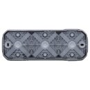 Legrand 069743L Plexo New FRAP 3-fach vorverdrahtete SSDO horizontal, SL, EB, IP44, IK 08, Grau