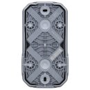 Legrand 069746L Plexo New FRAP SSDO+Wechselschalter horizontal & vertikal SL,EB, IP44 IK08, Grau