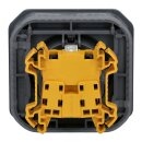 Legrand 069839L Plexo New Einsatz Schutzkontakt-Steckdose, SL, EB, IP44, IK 08, Anthrazit