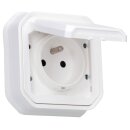 Legrand 069870L Plexo New FRUP Steckdose F/B Std Steckklemmen EB, IP55, IK 08, Ultraweiß