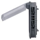 Legrand 069880L Plexo New Einsatz Mosaic Adapter mit transparentem Klappdeckel Anthrazit
