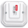 Legrand 069888L Plexo New FRUP Kabelauslass mit Zugentlastung, IP 55, Ultraweiß