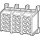 Kleinhuis HLAC25-52 Hauptleitungs-Abzweigklemme 25 mm² 37x50 5x23 mm 5 Pole Kunststoff PA RAL 7035 Lichtgrau
