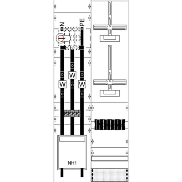 Striebel 2CPX033876R9999 KA4225Z Mess-undWandlerfeld H5/B2