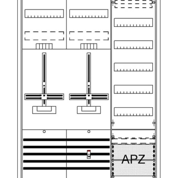 Striebel 2CPX054287R9999 DA37CG Komplettschrank AP Dreipunkt A37 2Z1V5A2