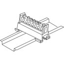 Kleinhuis 651S/7 Null- und Schutzleiterklemme mit 7...