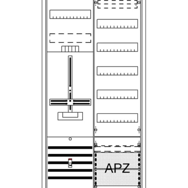 Striebel 2CPX054254R9999 DA27BB Komplettschrank AP Dreipunkt A27 1Z1V5A2