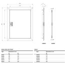 Striebel 2CPX031150R9999 AZT620 AK600 Tür 2RE RAL 9016