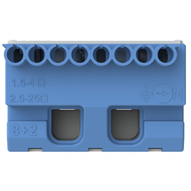 Striebel 2CPX062752R9999 ZK82B N-Klemmenblock 8x4+2x25qmm Quick-Steckklemme