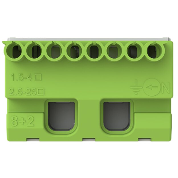 Striebel 2CPX062758R9999 ZK82G PE-Klemmenblock 8x4+2x25qmm Quick-Steckklemme