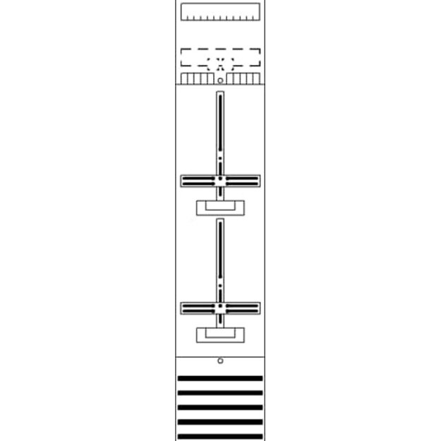 Striebel 2CPX054155R9999 DF19C2 Zählerfeld 9RE 2Z vorverdrahtet mit Zählerkreuz