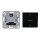 Jung Home Jalousietaster-Set 1723NE Nebenstelle + BTA17101PSW Wippe Schwarz