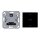 Jung Home Jalousietaster-Set mit 1723NE Nebenstelle + BTLS17101PSW Wippe Schwarz