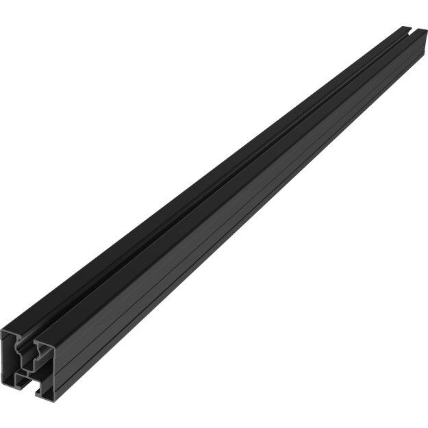 SL-Rack 86140-4750 Modultragschiene sw elox RAIL40x40-4750mm